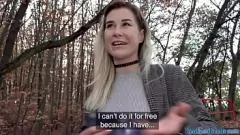 Play Gorgeous European blonde babe gets picked up for a wild blowjob and intense pussyfucking session in public