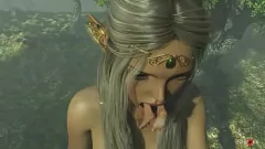 Oynat Giantess Blonde's 3D Orman Karşılaşması