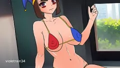 Abspielen Hentai Anime Pomnis wilde Fahrt: große Schwänze und Creampie -Action im digitalen Zirkus